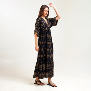 Sunlit Reverie Maxi Black